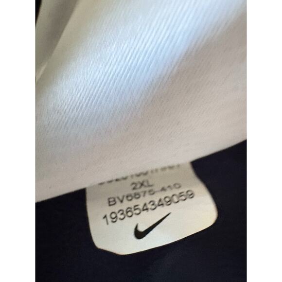 Nike Dri-Fit Navy Blue with White Piping Sweatshirt Mens Size XXL - Picture 5 of 6